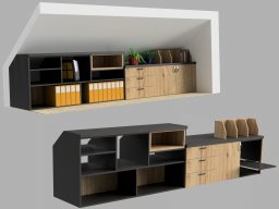 Bibliothèque pour soupente